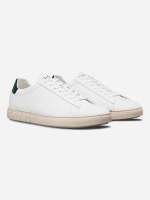 White Trekking Green Bradley Vegan Clae Sneakers