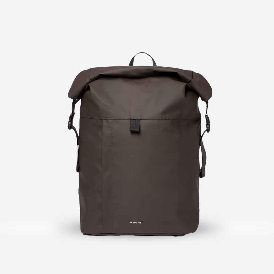 Brown Konrad Sandqvist Backpack Roll Top Carry Bag