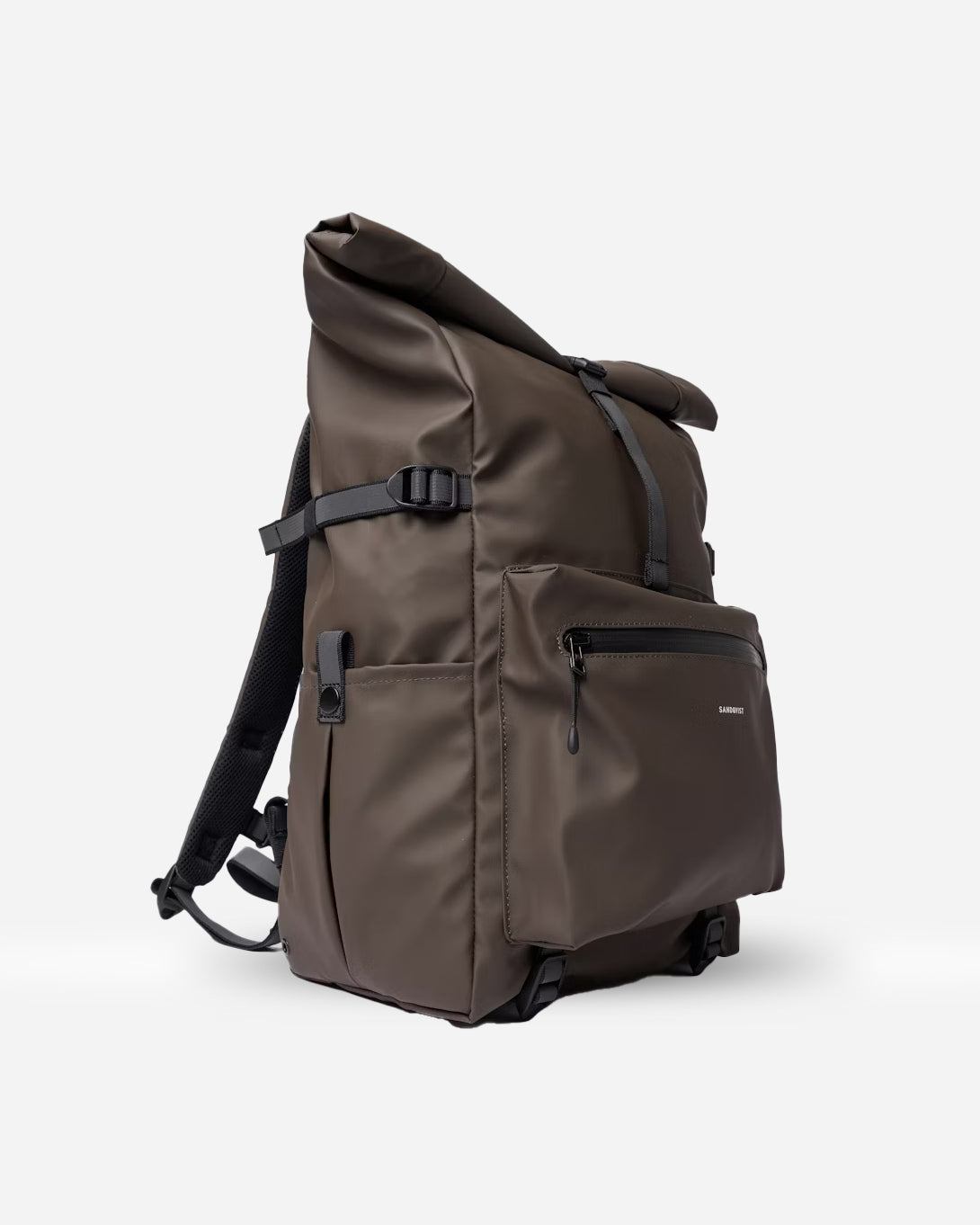 Brown Ruben 2.0 Sandqvist Backpack Rolltop Bag