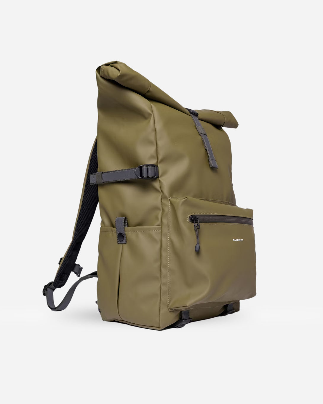 Moss Green Ruben 2.0 Sandqvist Backpack Rolltop Bag