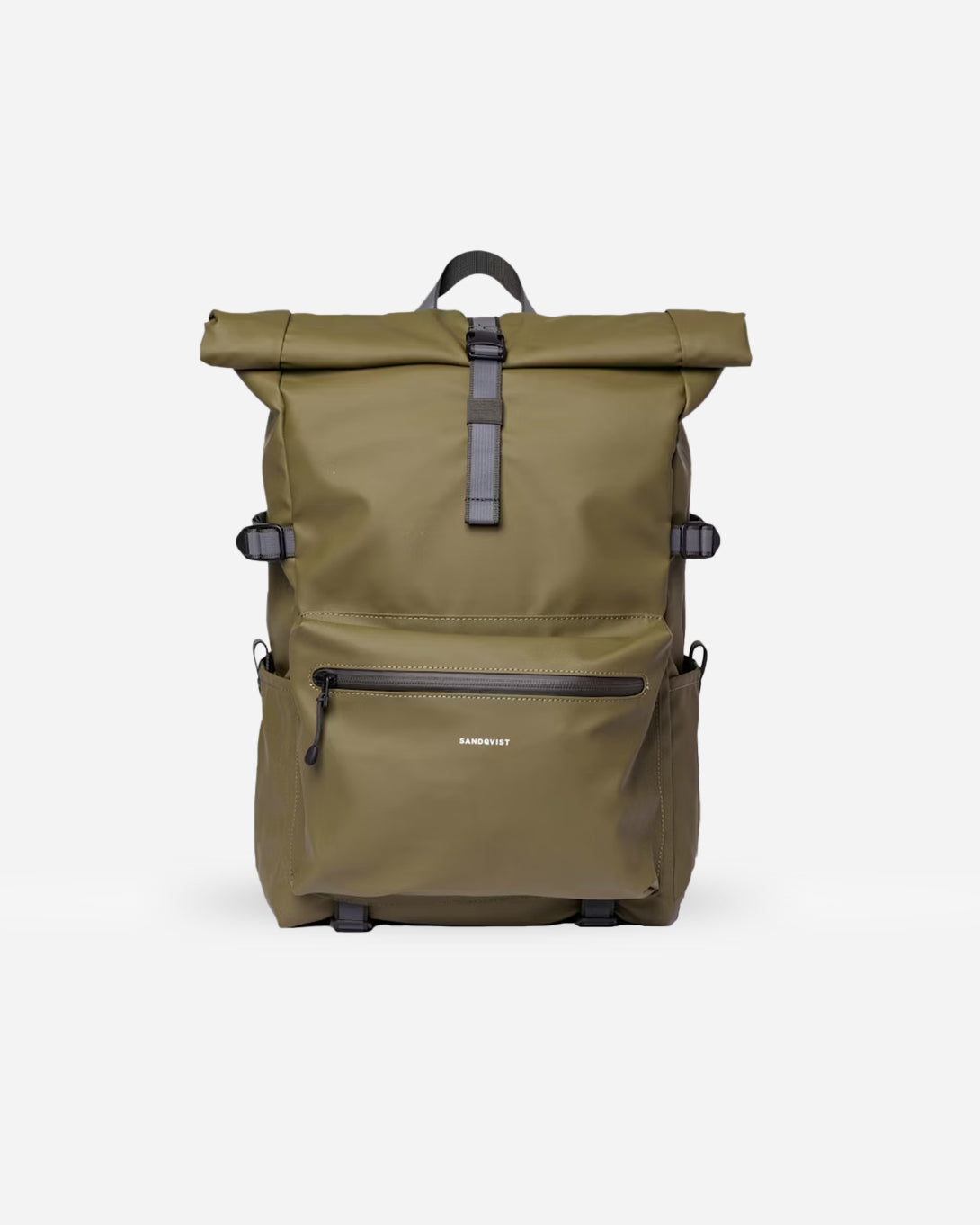 Moss Green Ruben 2.0 Sandqvist Backpack Rolltop Bag