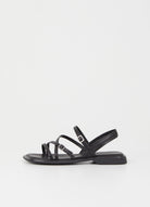 Black Izzy Vagabond Ankle Strap Shoes