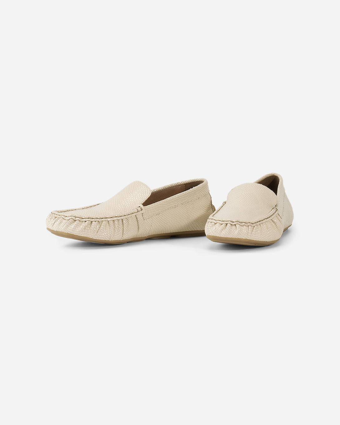 Cream Mika Womens Vagabond Loafer Slip On Shoes