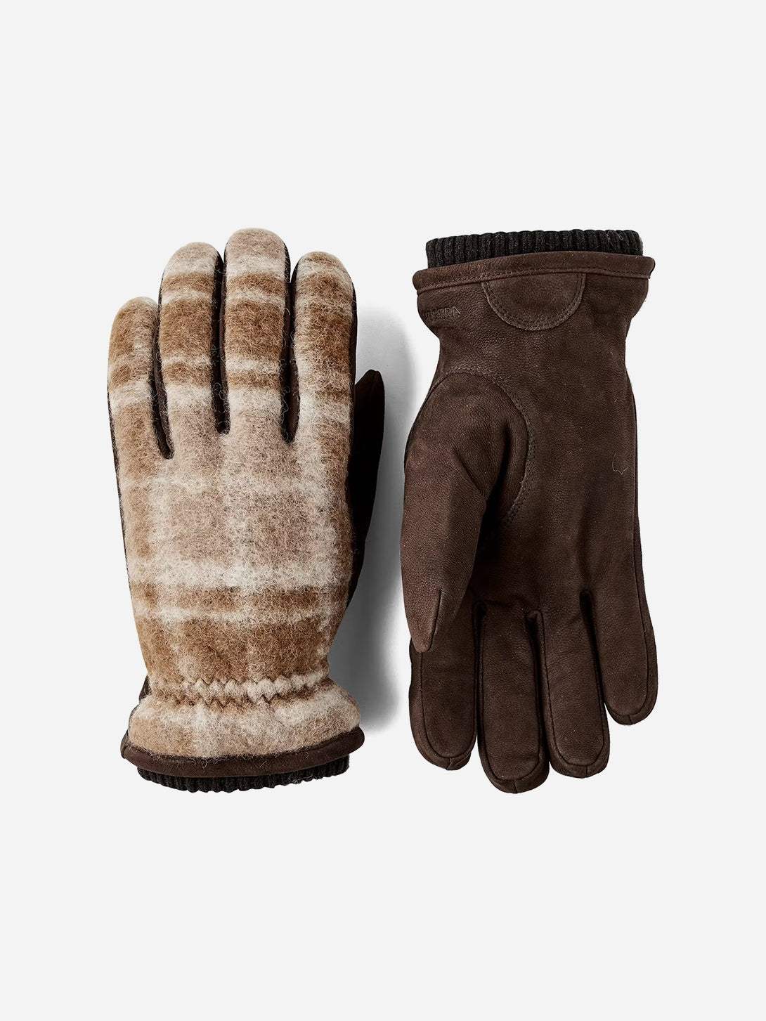 Beige Multi Hestra Winter Gloves
