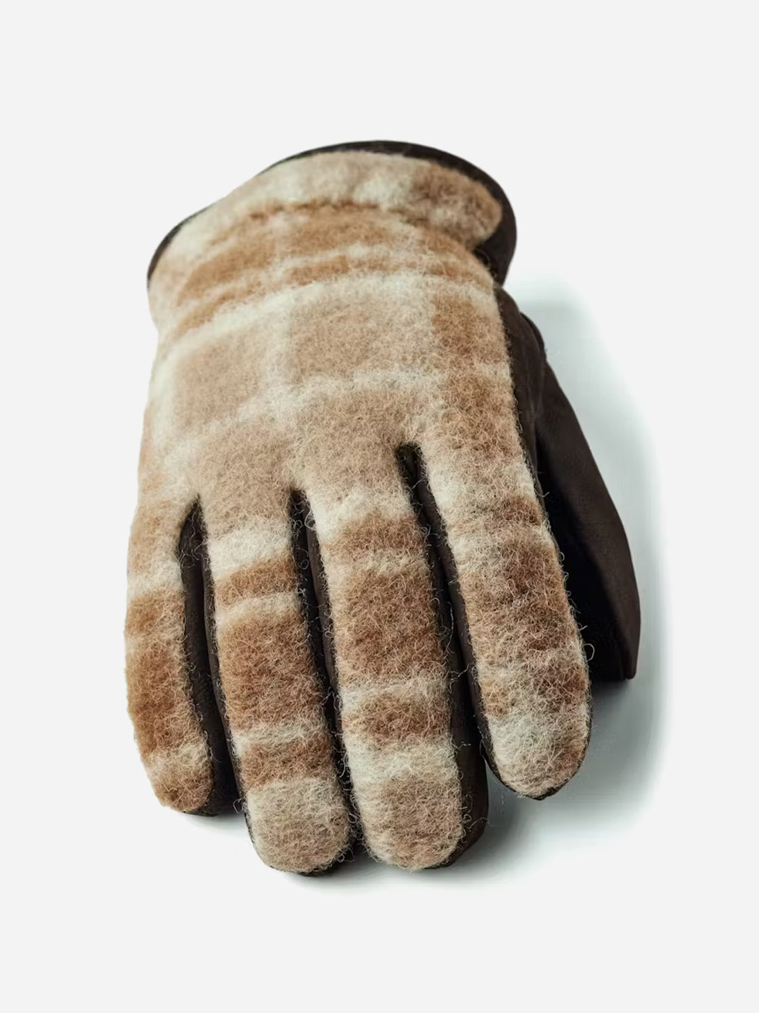 Beige Multi Hestra Winter Gloves