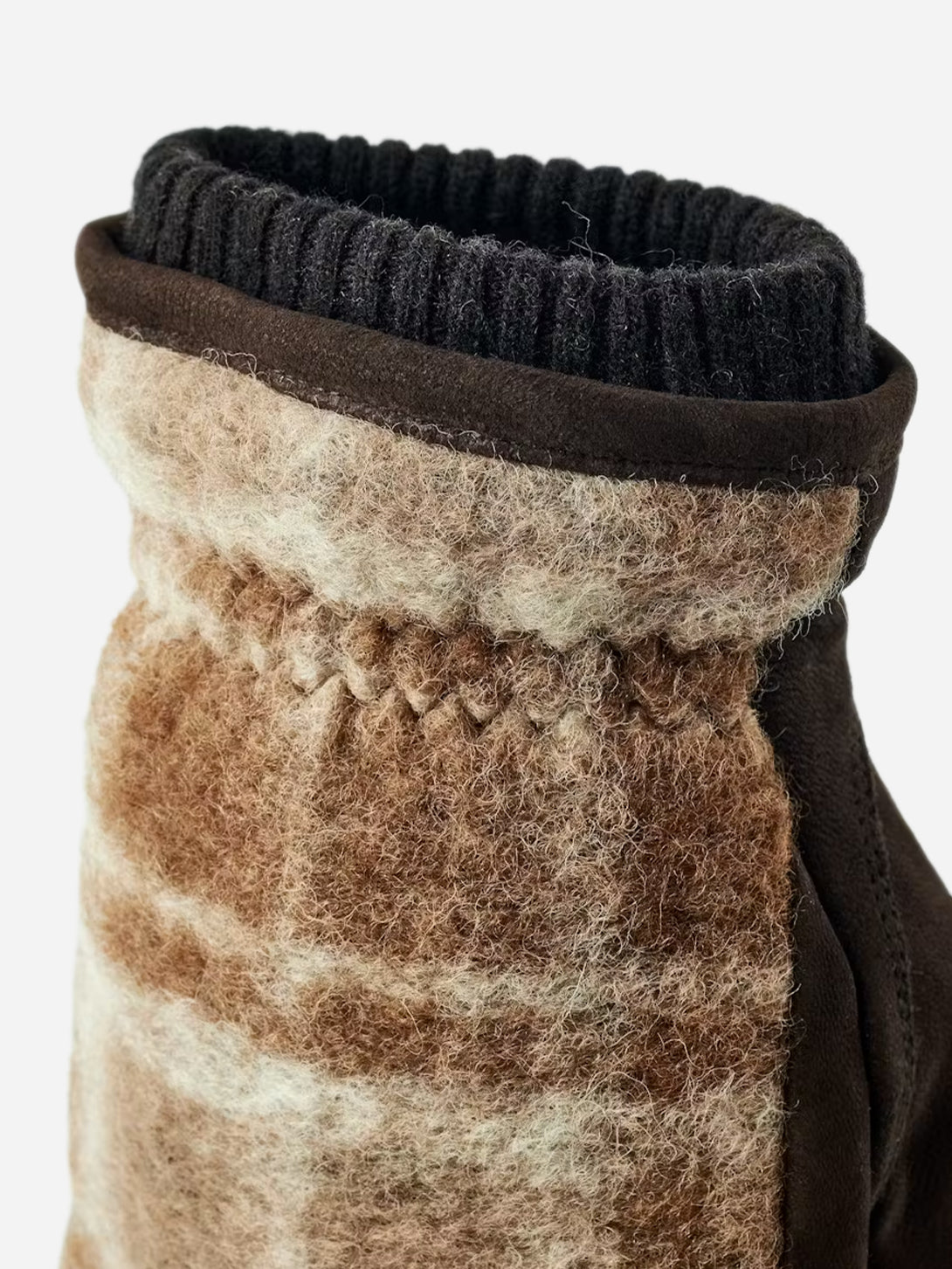 Beige Multi Hestra Winter Gloves