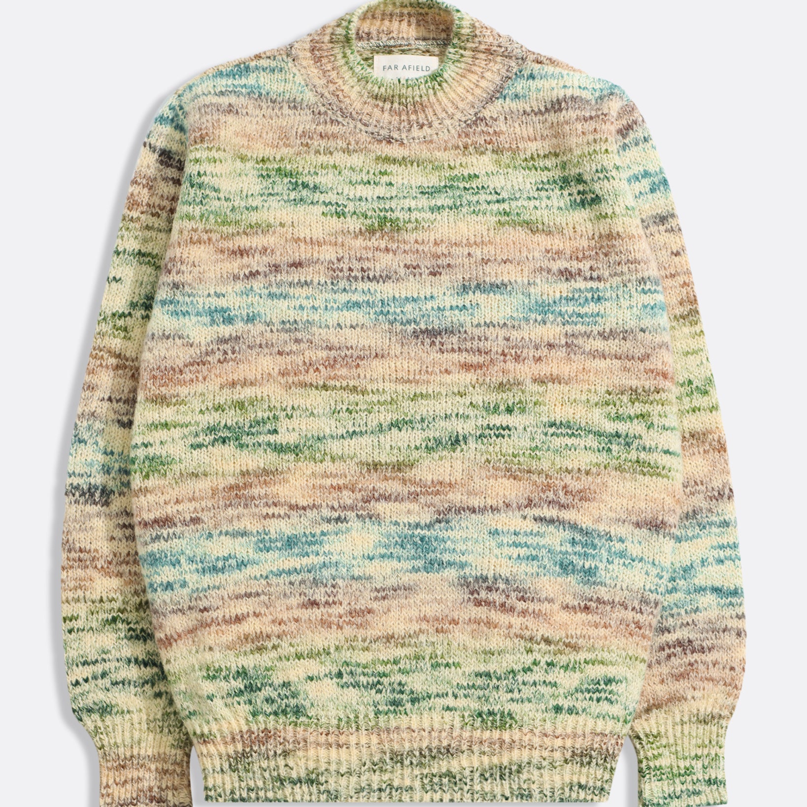 Stone/Multi Deiter Knit - Loco Mens Far Afield Multicolor Pullover Sweater