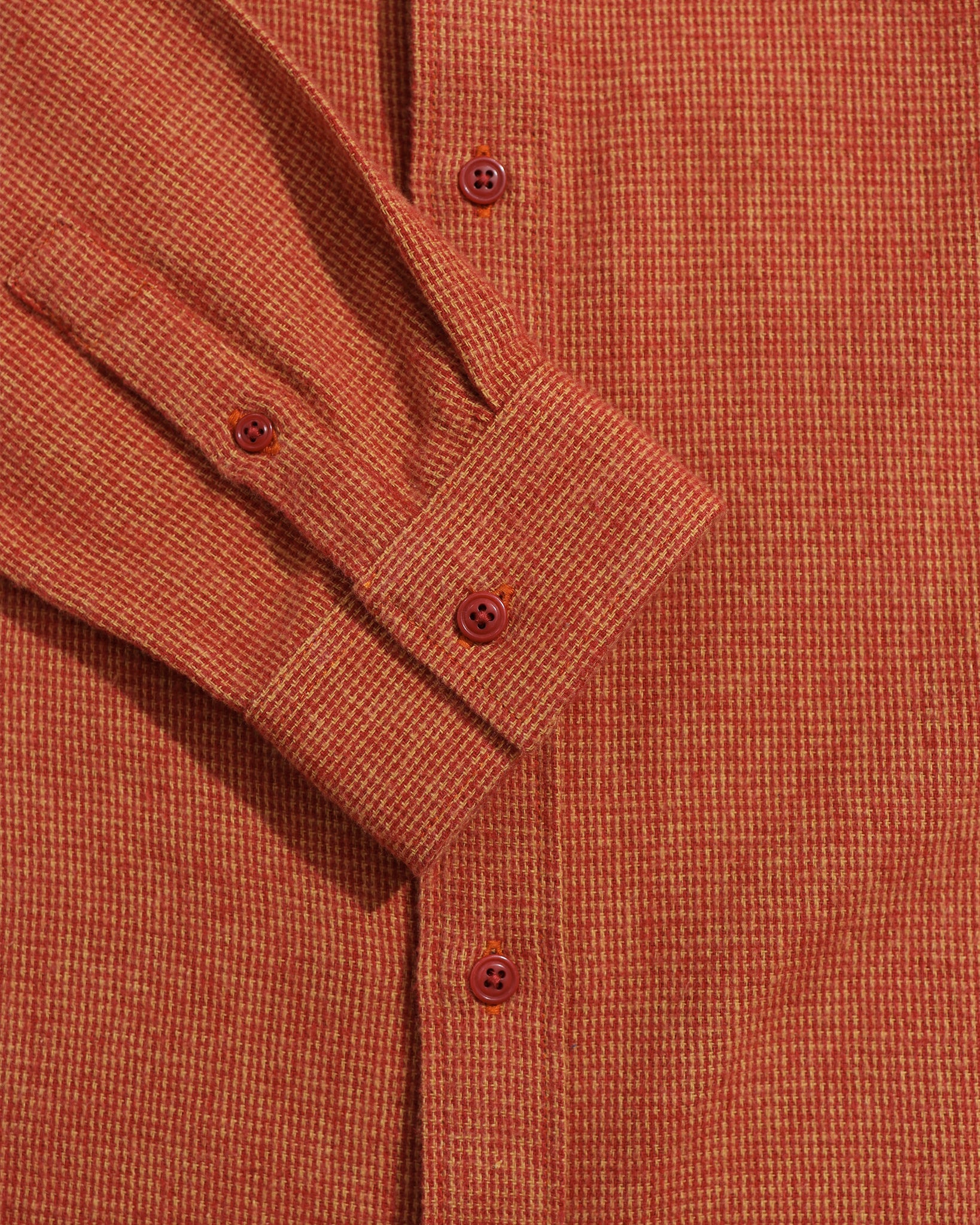 Red/Yellow Mod Button Down Shirt Mens Far Afield Casual Button Down Woven Shirt