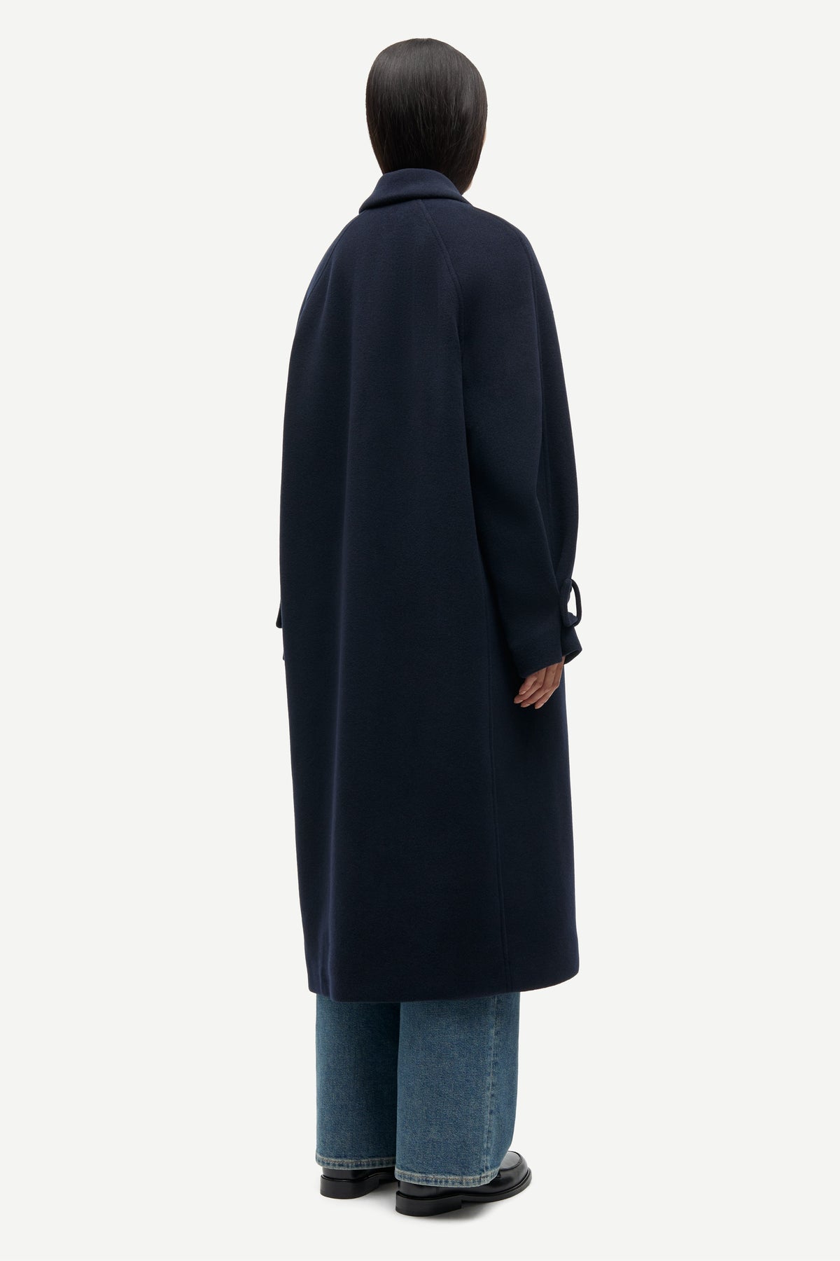 Salute Alma Coat Womens Heavy Wool Overcoat Samsoe Samsoe