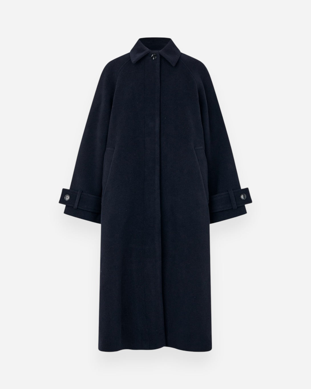 Salute Alma Coat Womens Heavy Wool Overcoat Samsoe Samsoe