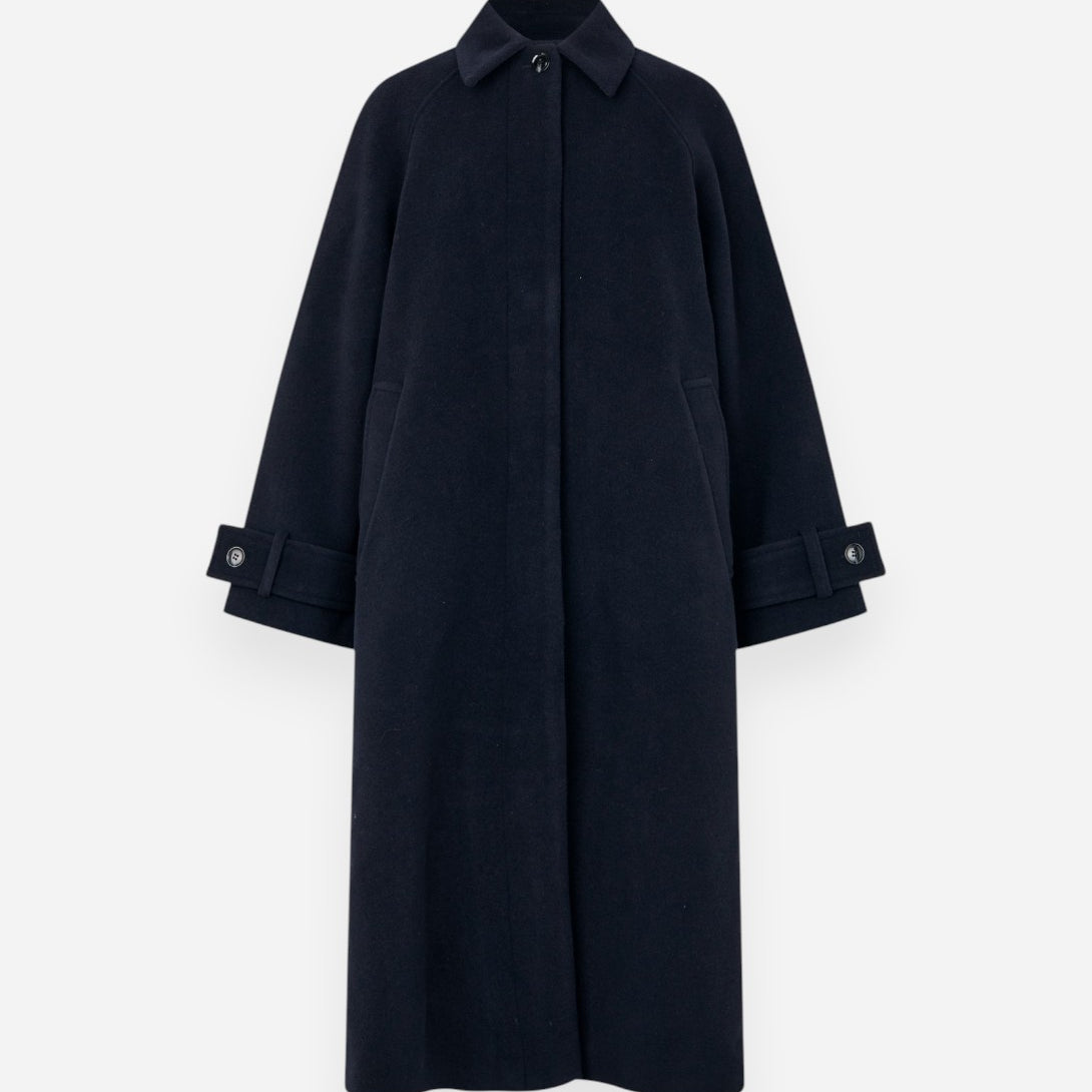 Salute Alma Coat Womens Heavy Wool Overcoat Samsoe Samsoe