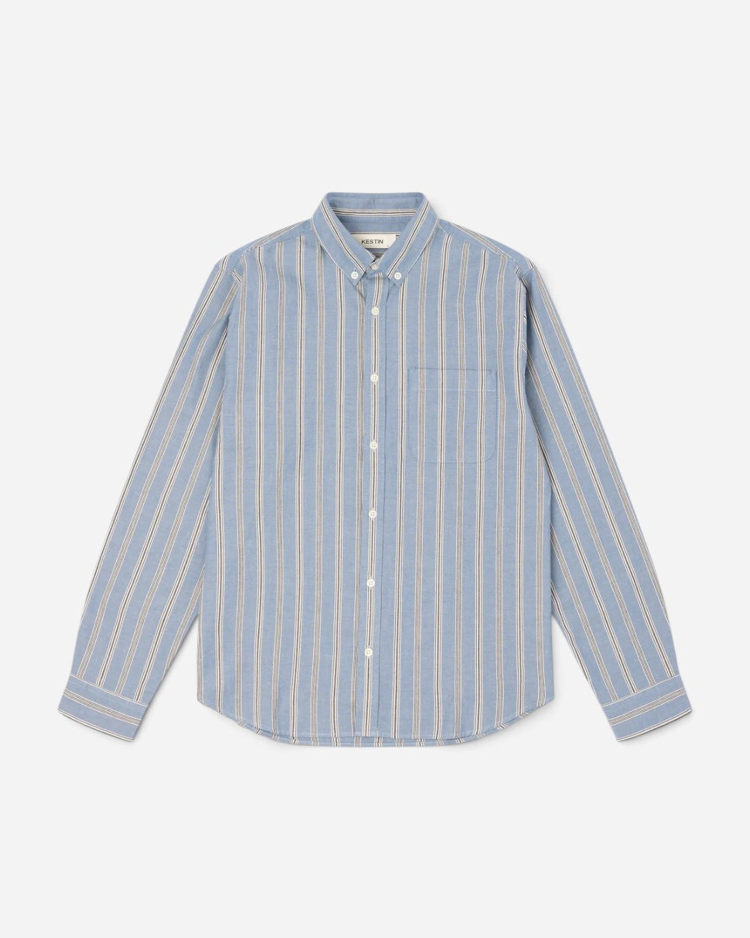 Blue Raeburn Button Down Shirt Mens Woven Shirt Kestin