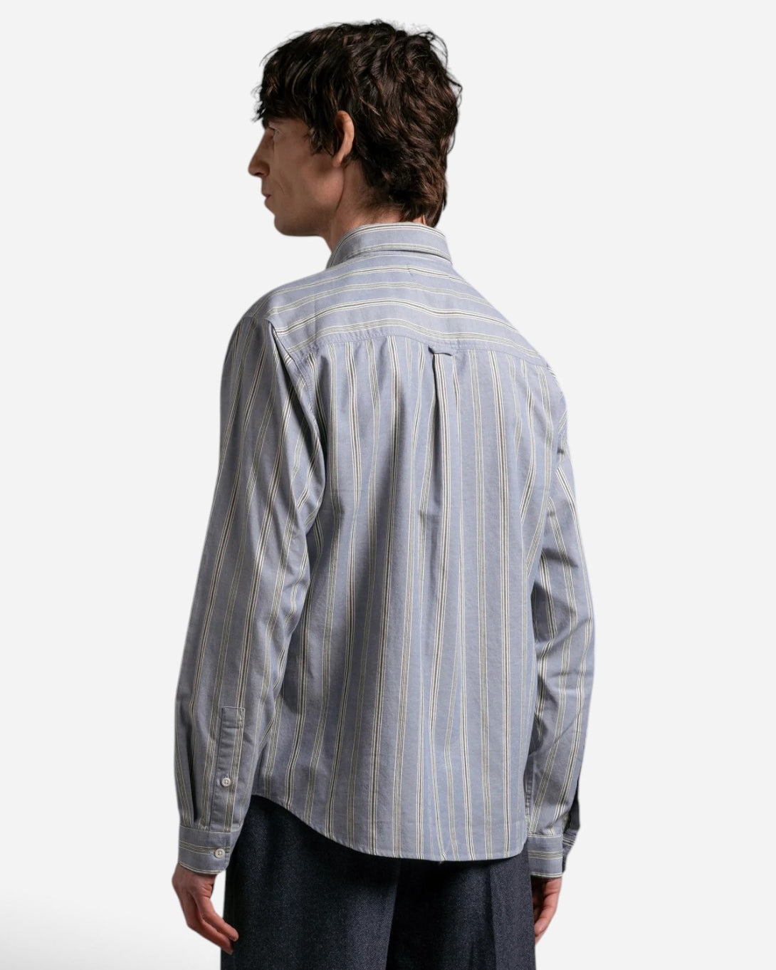 Blue Raeburn Button Down Shirt Mens Woven Shirt Kestin