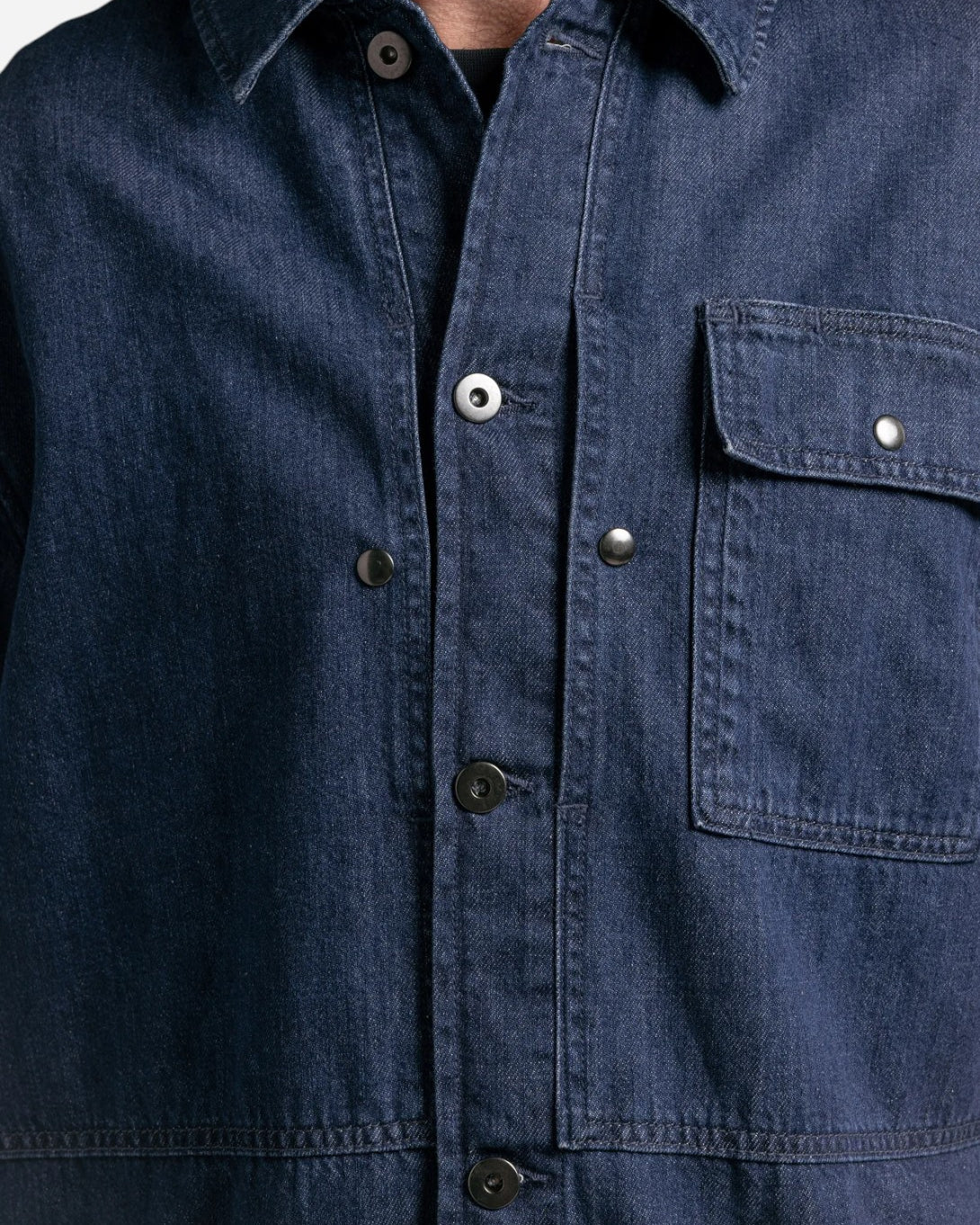 Denim Barra Overshirt Mens Denim Shirt Kestin