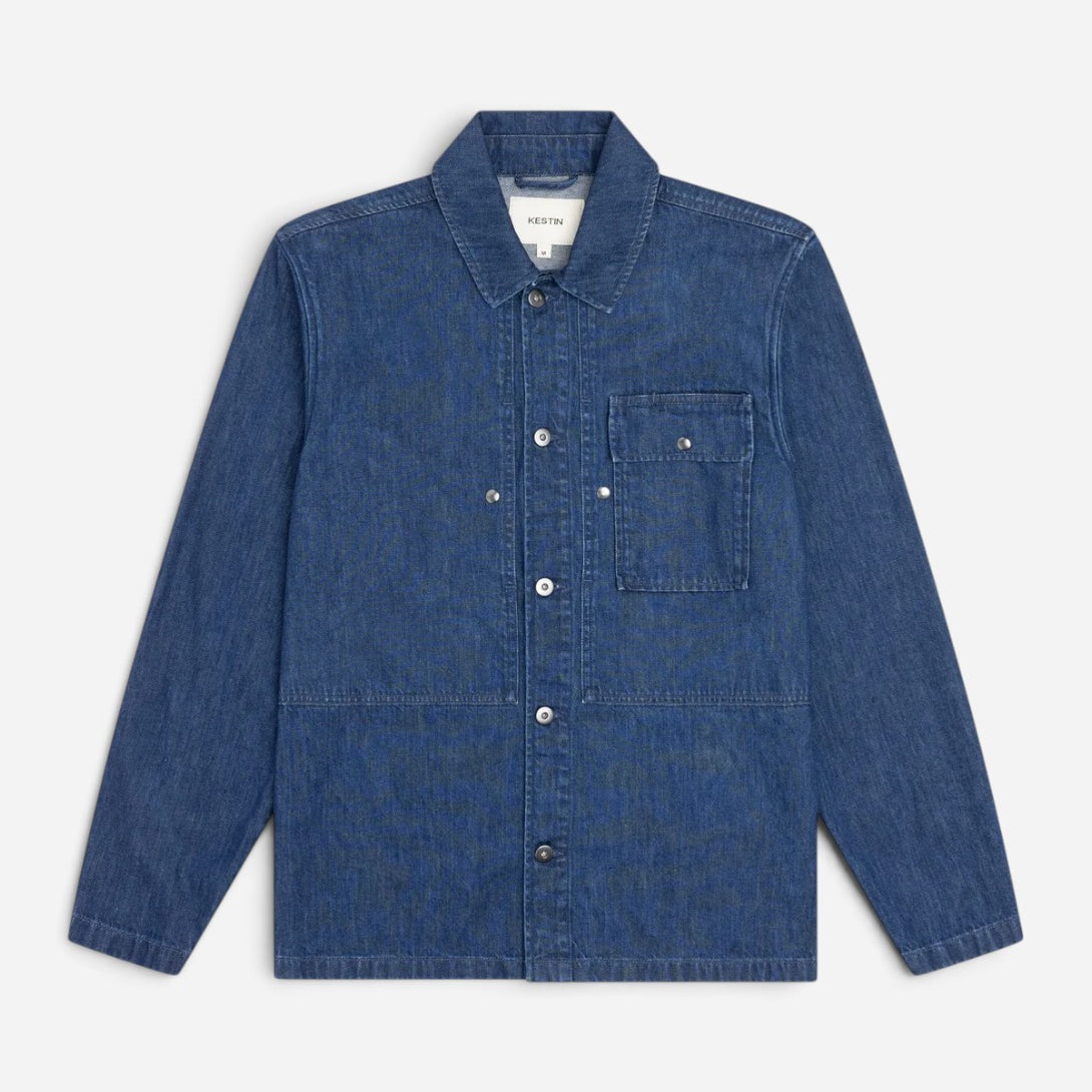 Denim Barra Overshirt Mens Denim Shirt Kestin
