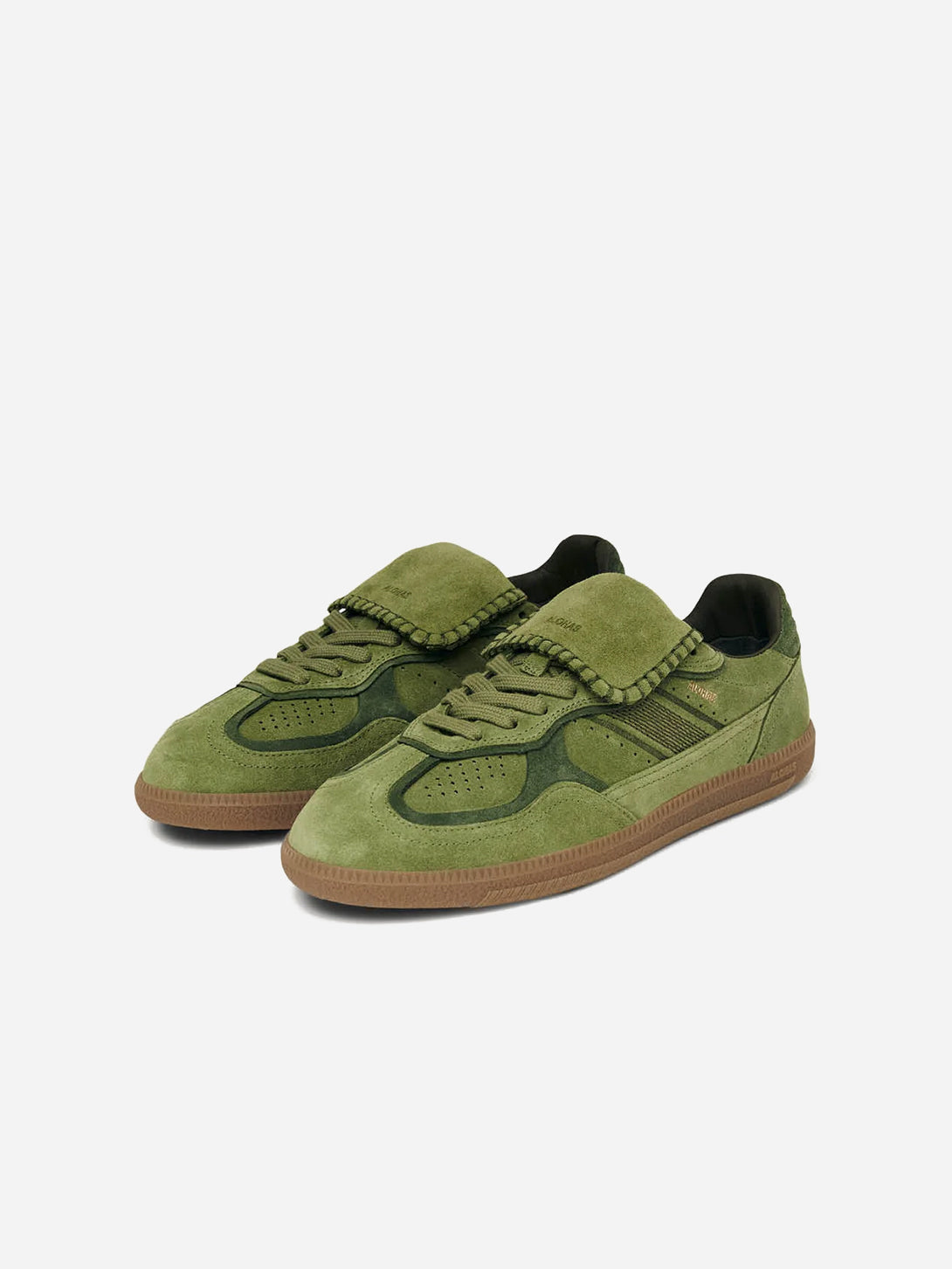 Green Tb490 Club Suede Sneakers Mens Cotton Leather Sneaker Alohas Shoes