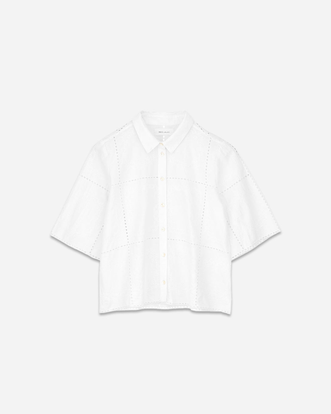White Anemone Shirt Skall Studio Womens Lightweight Top