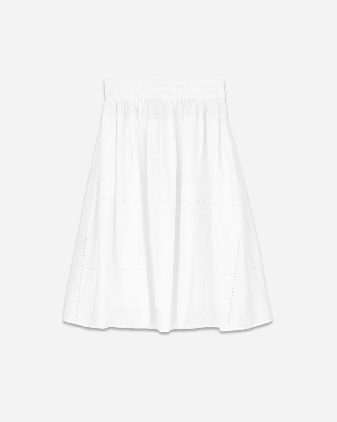White Anemone Skirt Skall Studio Womens Skirt White Skirt