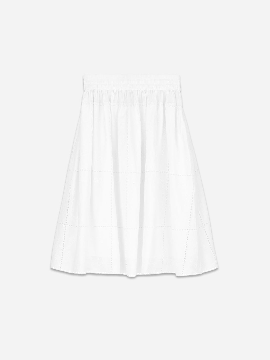 White Anemone Skirt Skall Studio Womens Skirt White Skirt