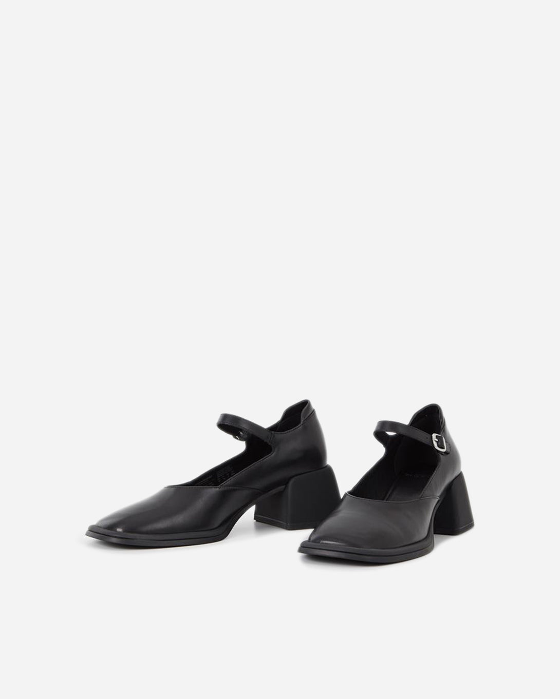 Black Ansie Pumps Womens Vagabond Shoes Womens Heeled Shoes