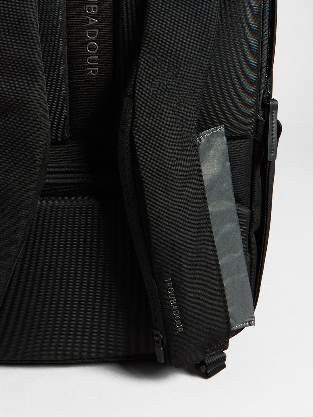 Black Apex Backpack Everyday Durable Bag Troubadour
