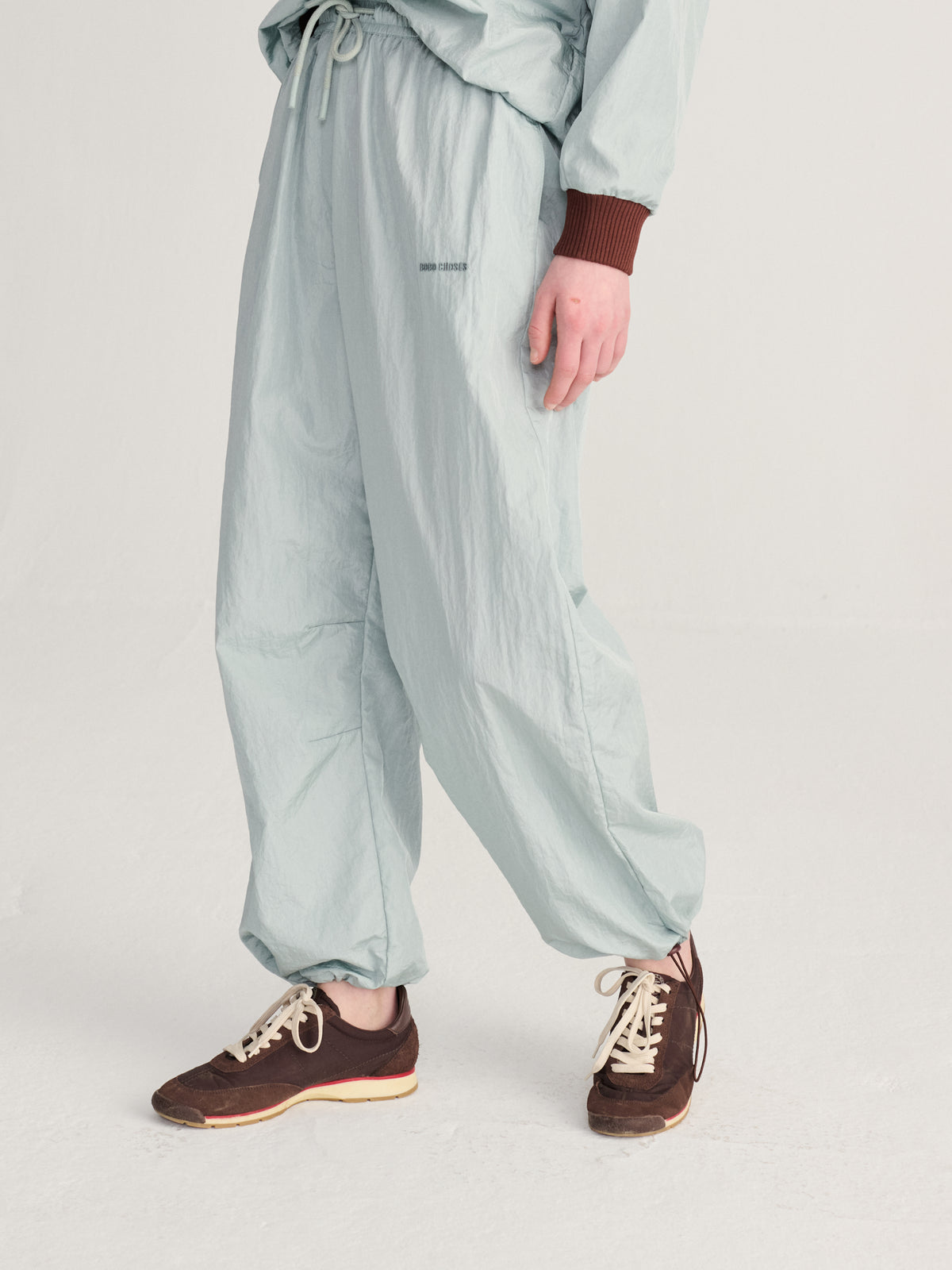 Light Blue Windbreaker Light Pants Womens Relaxed Fit Pants Bobo Choses
