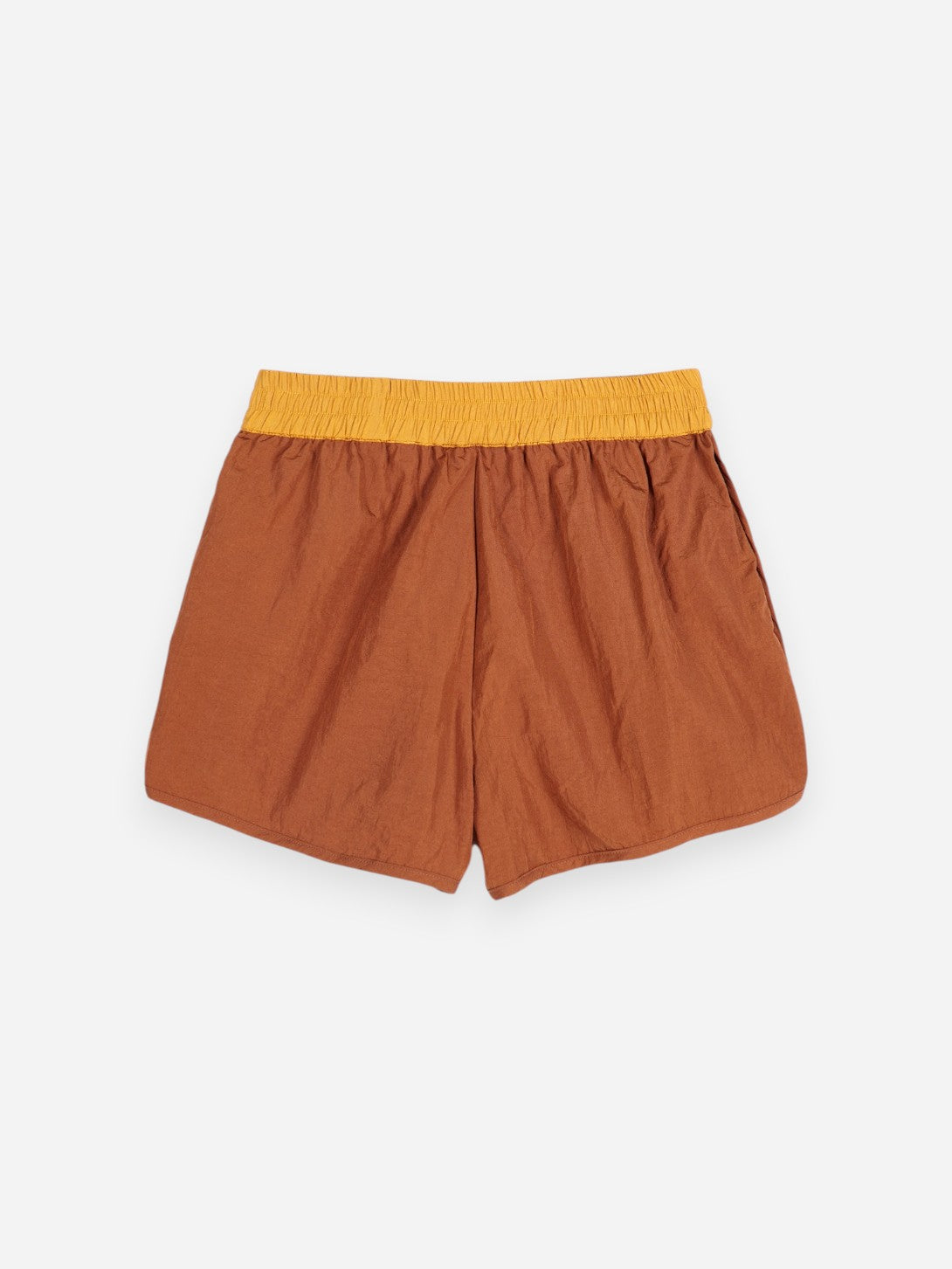 Brown Colorblock Technical Shorts Womens Shorts Bobo Choses