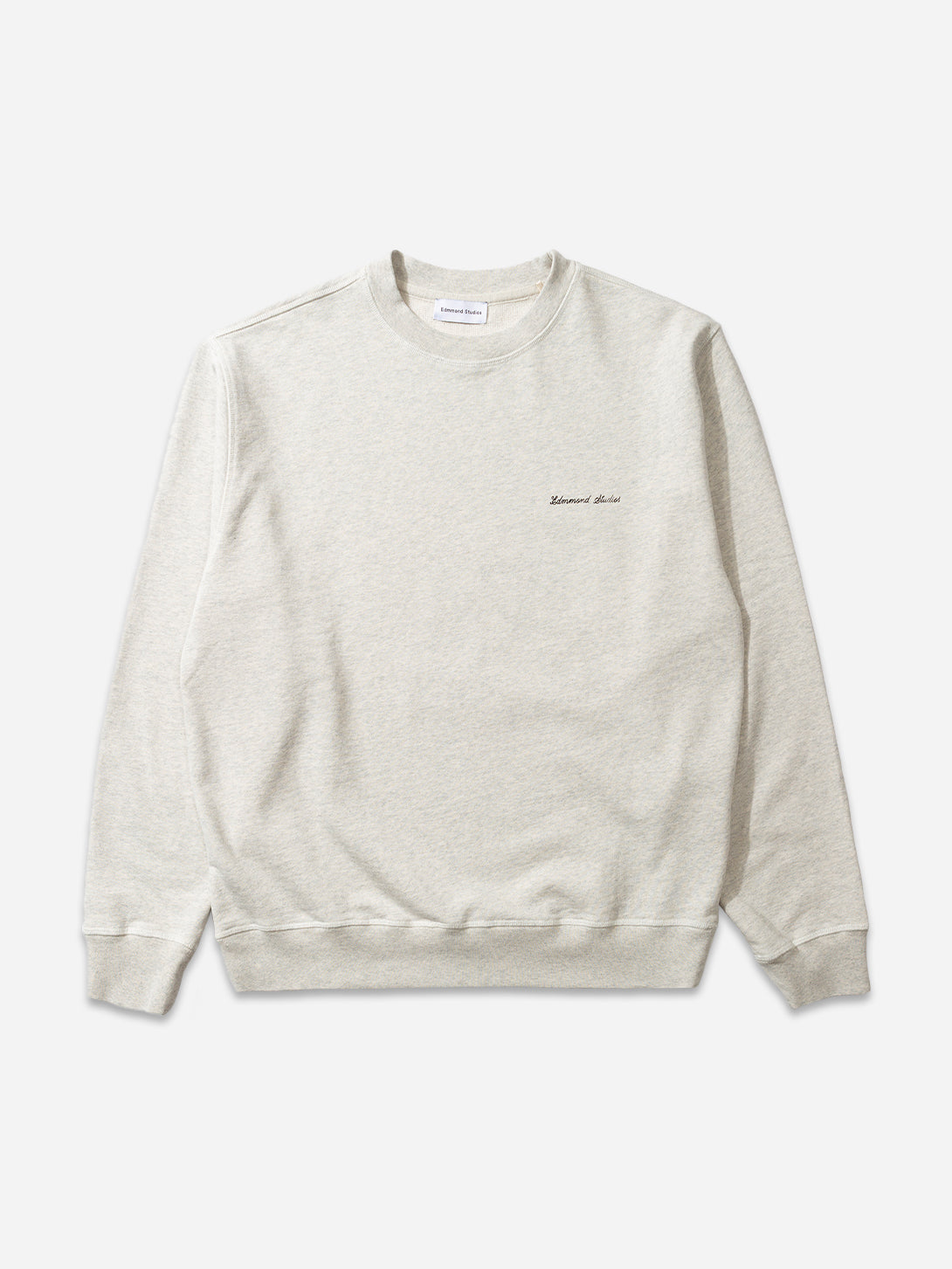 Plain Light Grey Melange Banquet Hall Crewneck Mens Crewneck Pullover Sweatshirt Edmmond