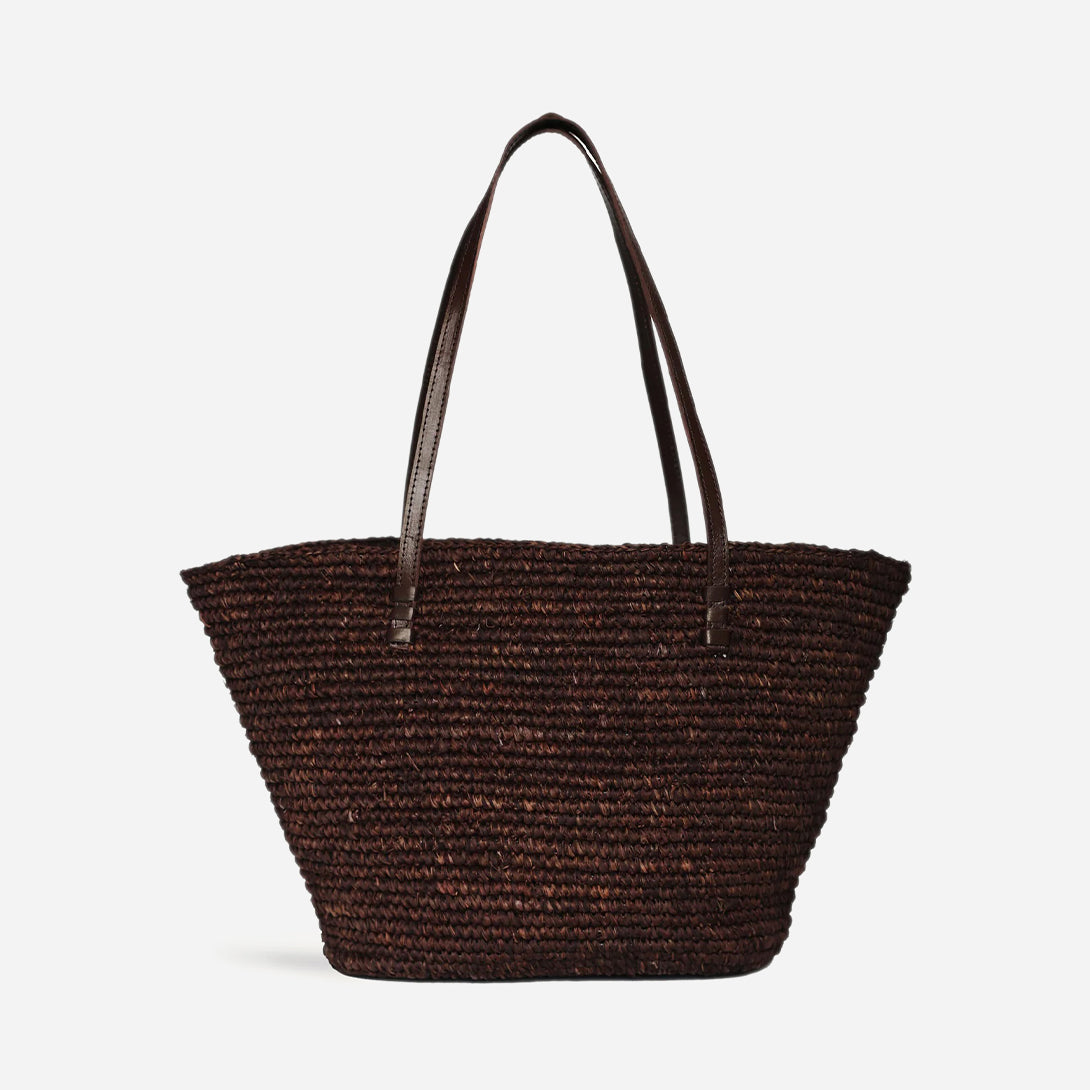 Brown Bieno Tote Womens Bembien Large Tote Bag Woven