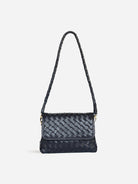 Navy Mini Madeline Bembien Leather Bags Womens Shoulder Bag