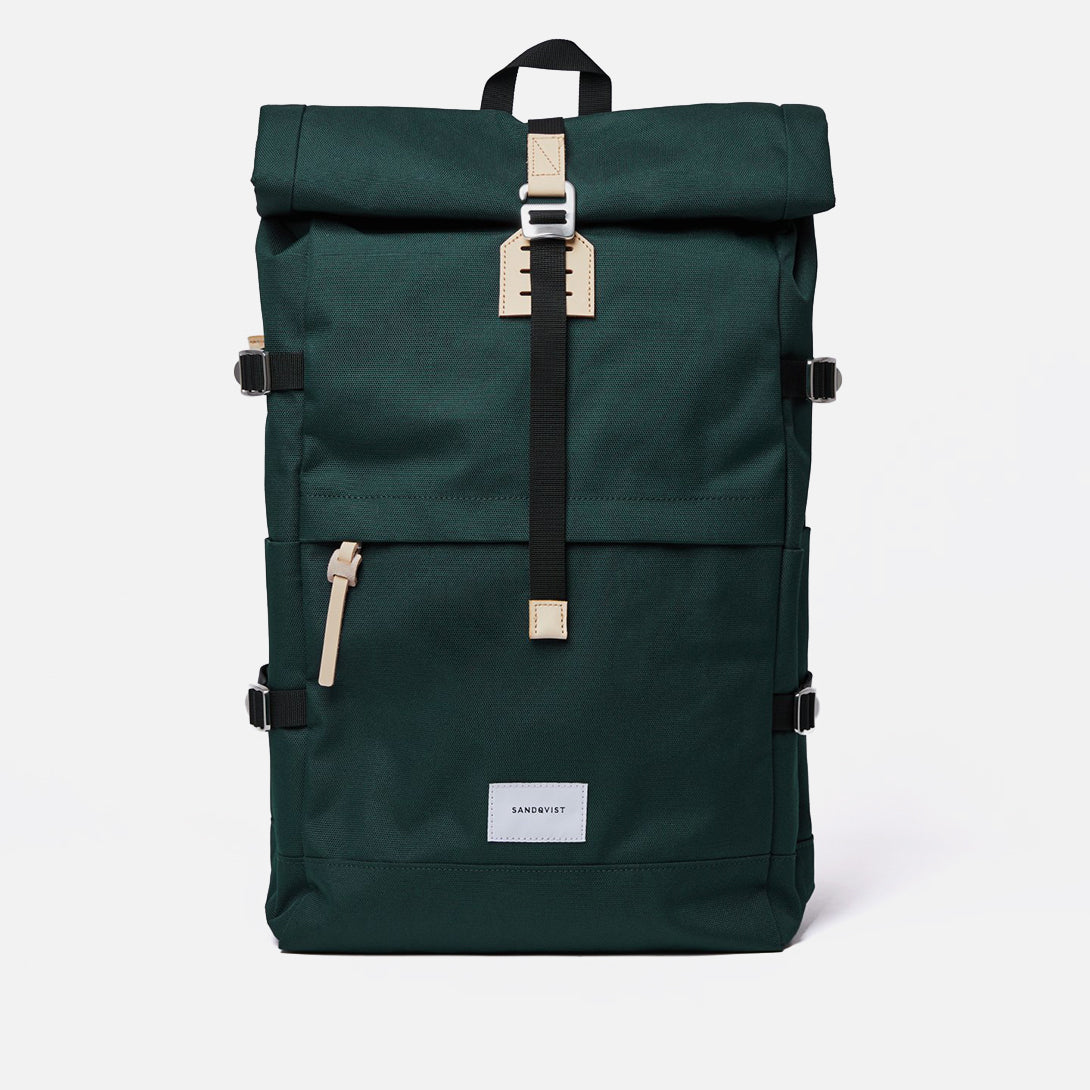 Dark Green Bernt Backpack Sandqvist