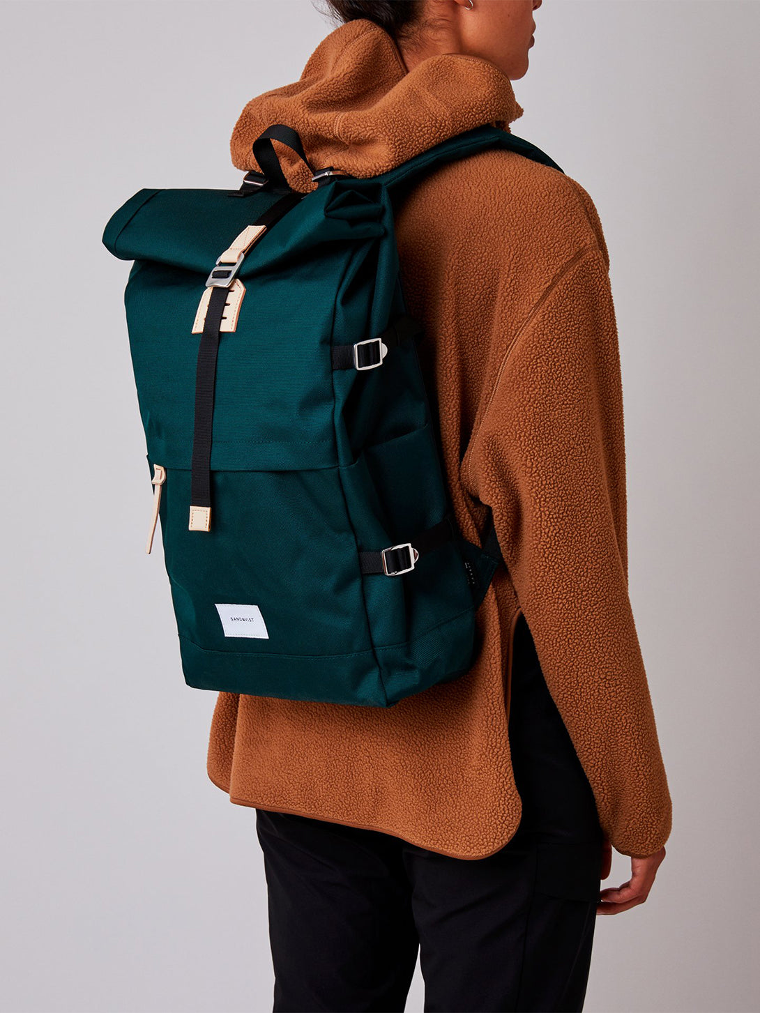 Dark Green Bernt Backpack Sandqvist