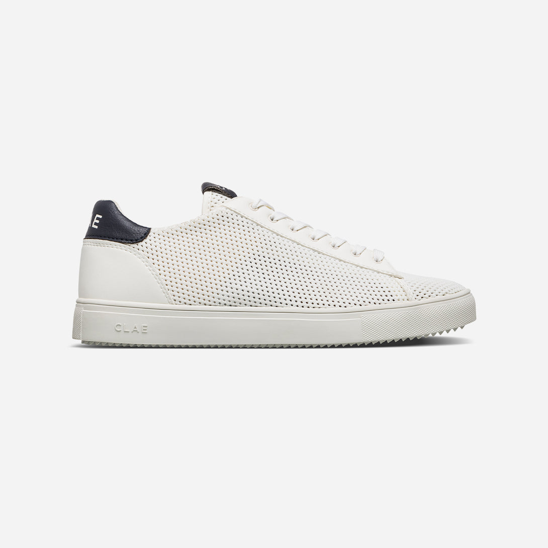 White Navy Cactus Bradley Knit Clae Sneakers Clae Footwear Los Angeles