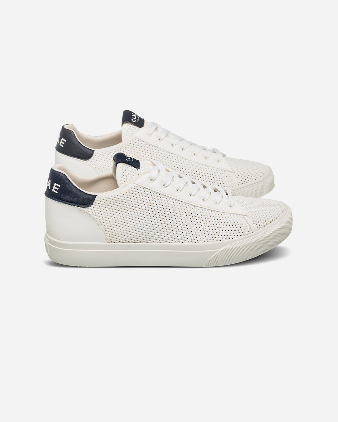 White Navy Cactus Bradley Knit Clae Sneakers Clae Footwear Los Angeles