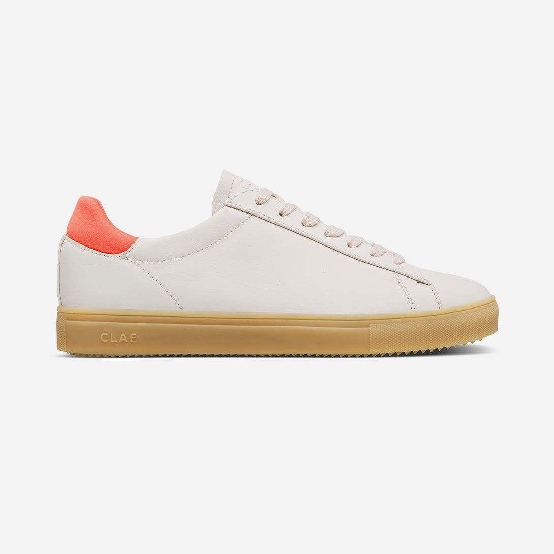 Off White Camella Lt Natural Gum Bradley Clae Shoes Clae Footwear Los Angeles