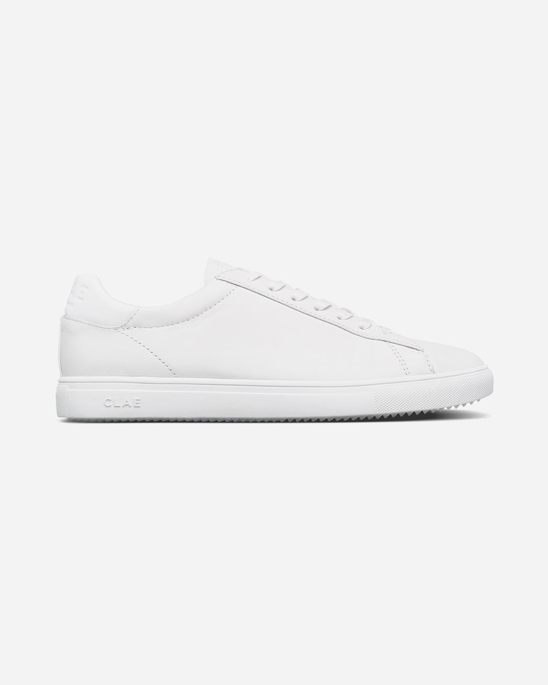 Triple White Leather Bradley Essentials Clae Los Angeles Sneakers Tennis Shoe All White Shoe