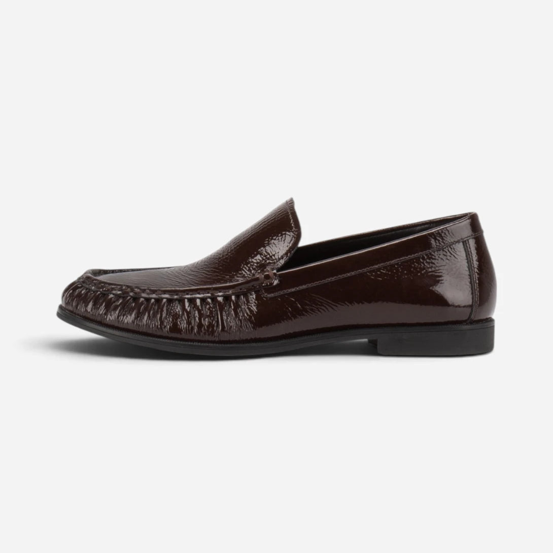 Chocolate Brandi Womens Brown Leather Vagabond Shoe