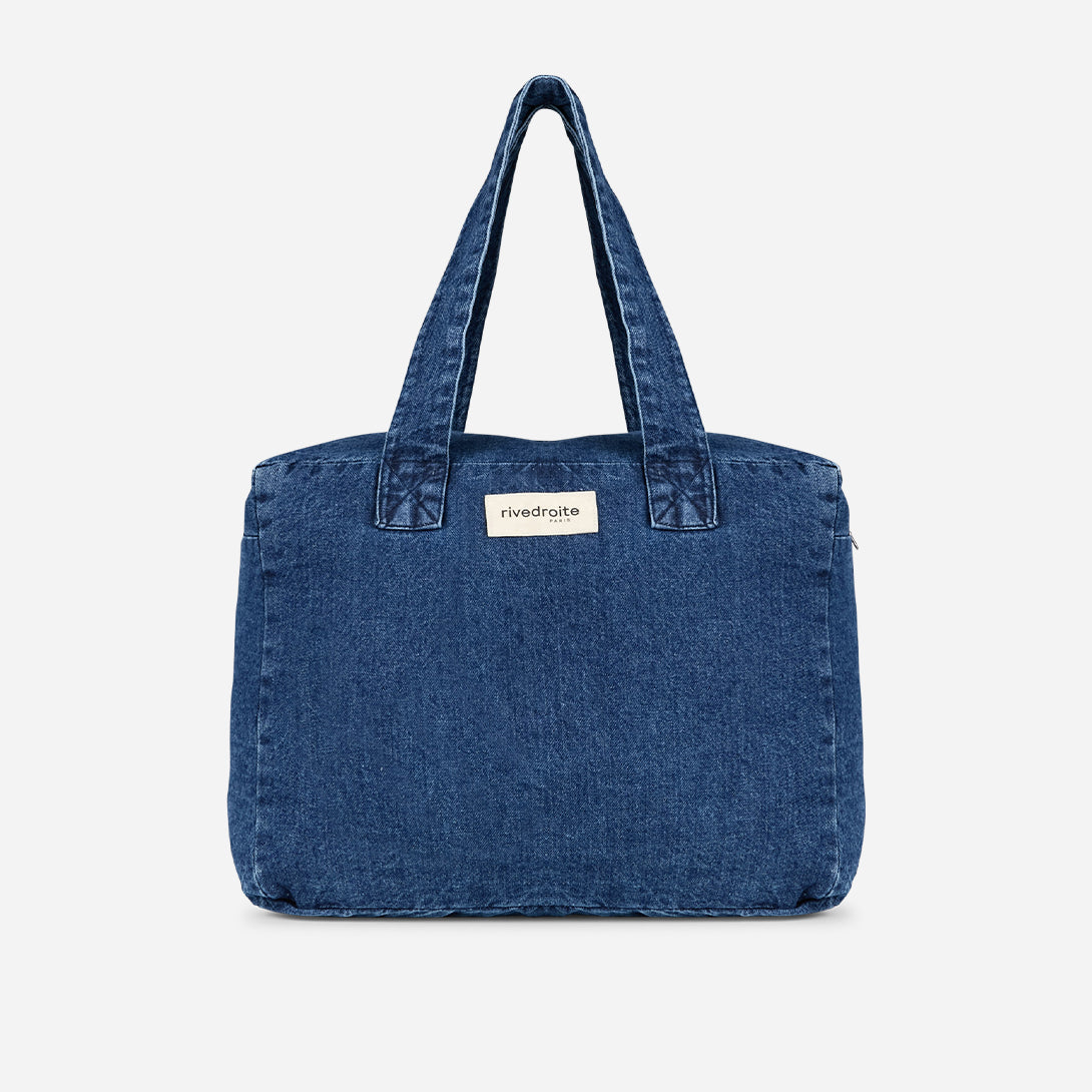 Aged Denim Celestins Rivedroite Tote Bag Travel Bag