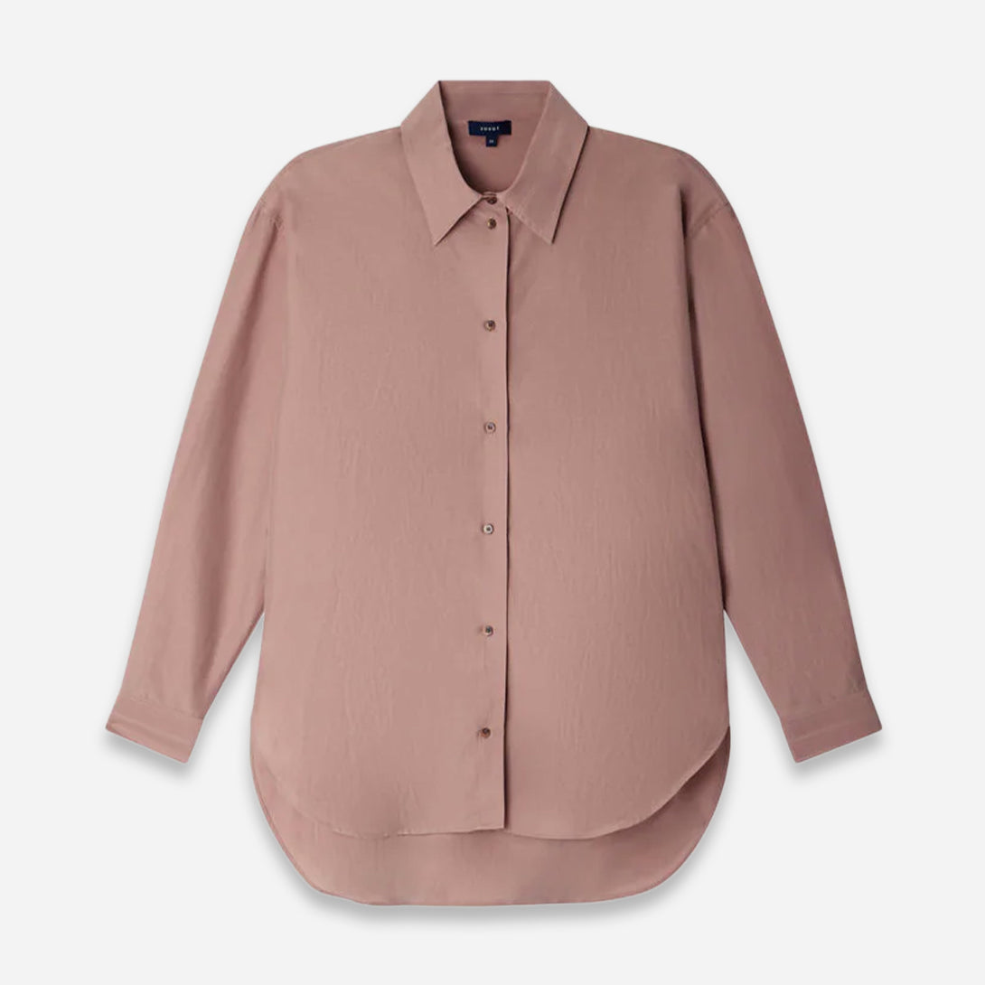 Bois de Rose Grenade Womens Button Up Overshirt Soeur