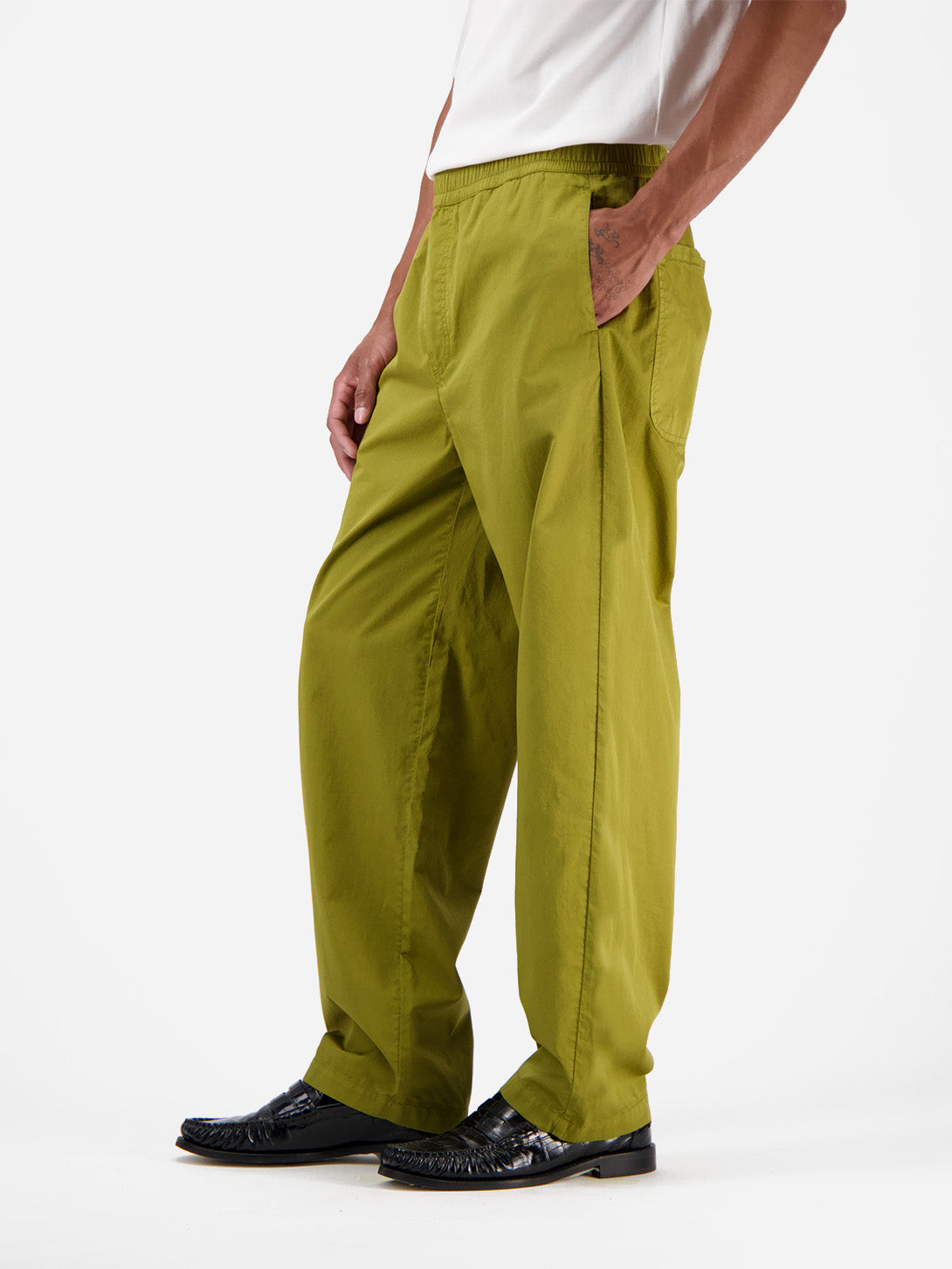 Khaki Maru Pants Mens Drawstring Trouser Castart Clothing