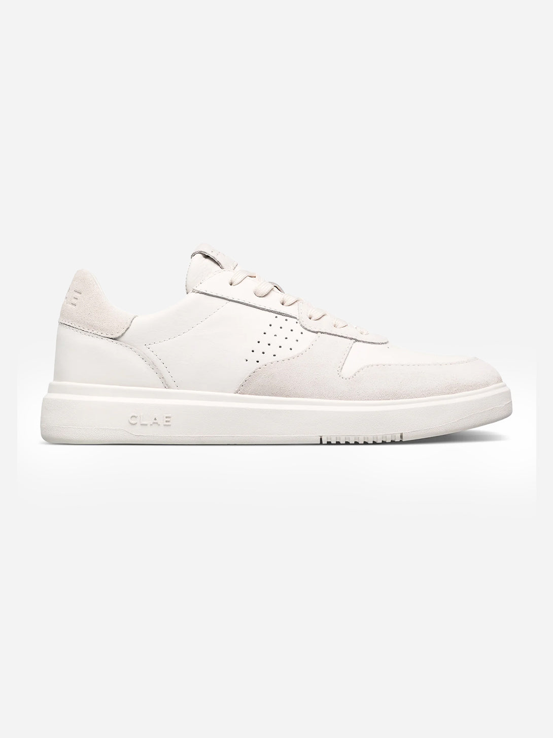 Triple Off White Leather Moses Clae Los Angeles Footwear Leather Shoes