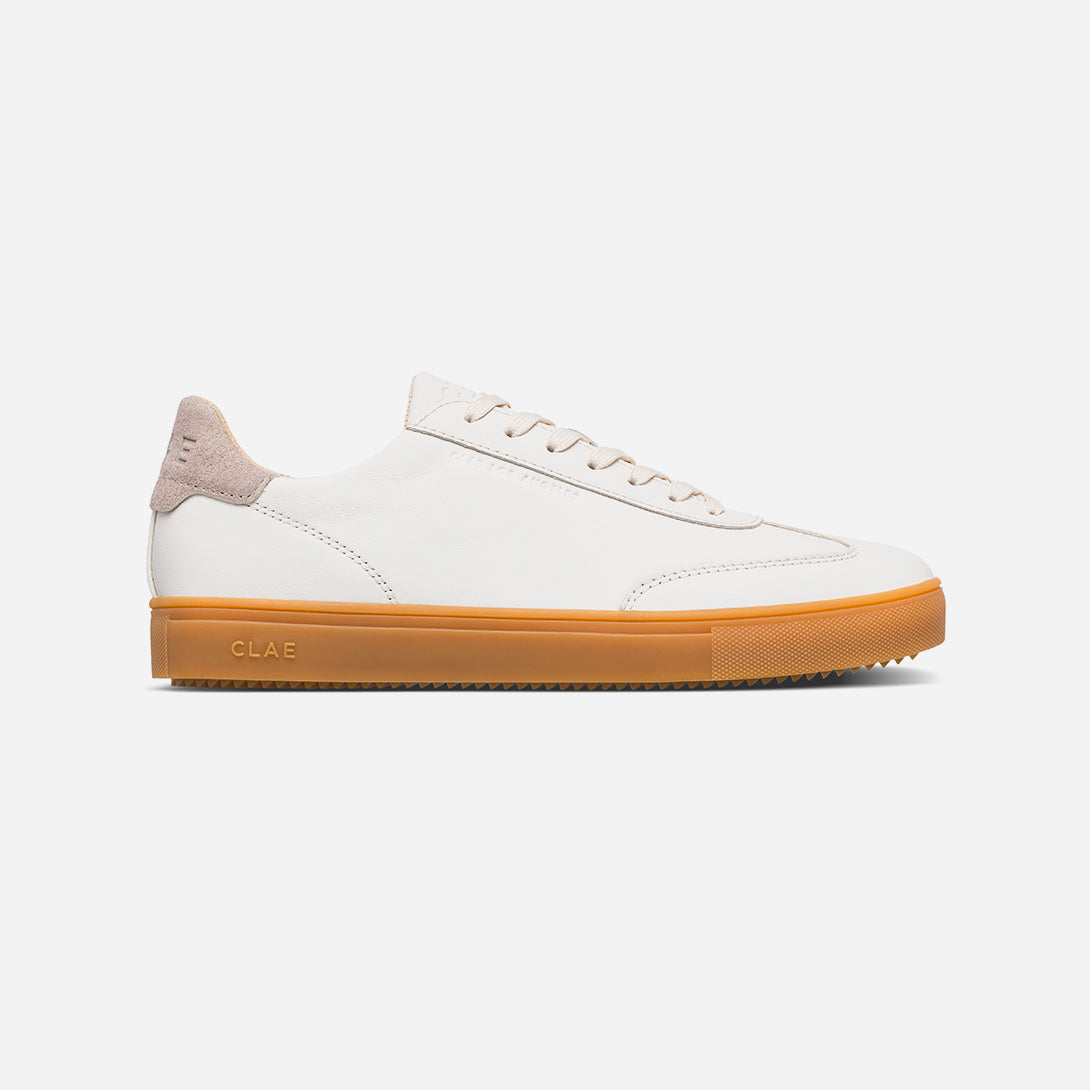 Off White Leather Cashmere Deane Clae Shoes Clae Footwear Los Angeles