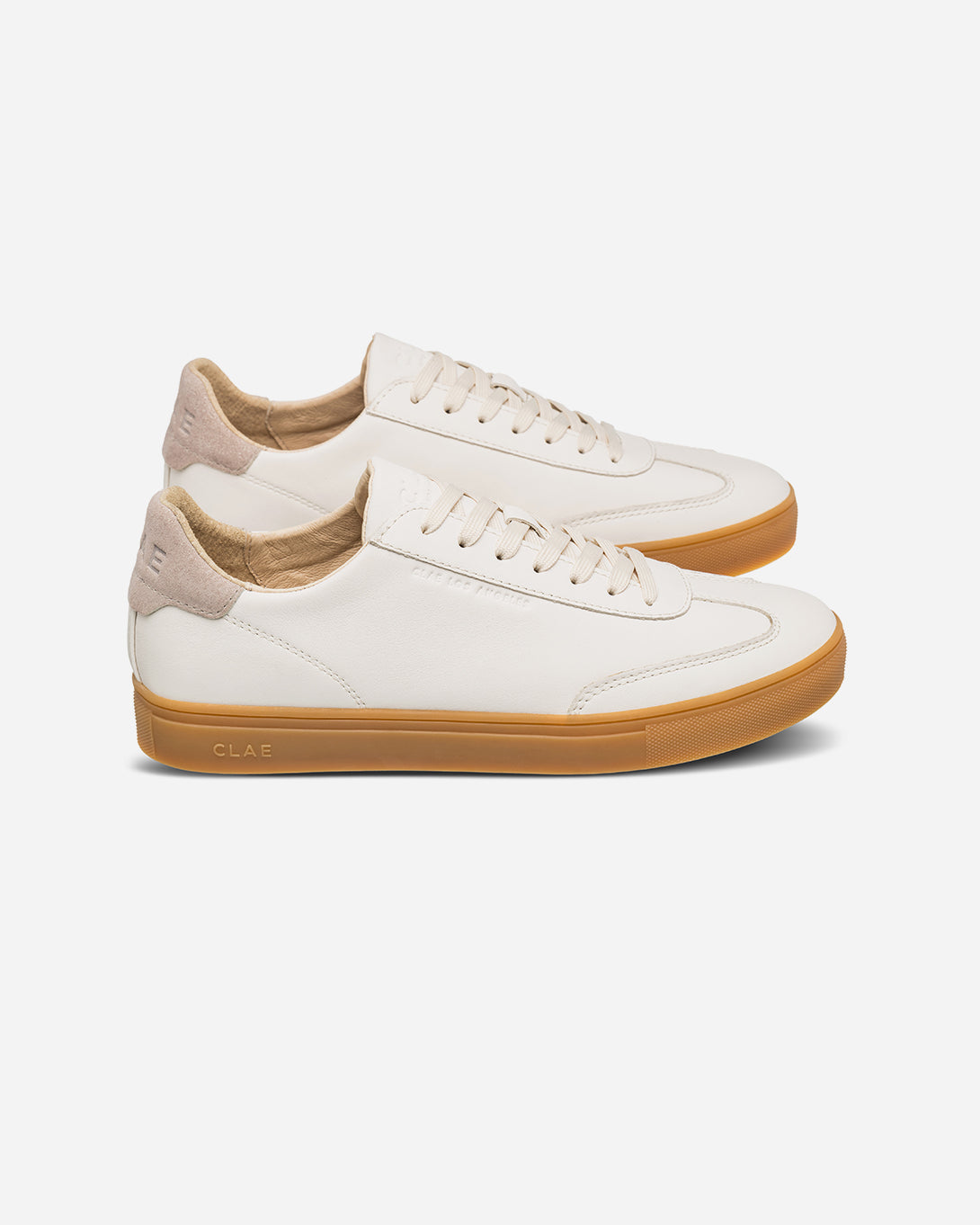 Off White Leather Cashmere Deane Clae Shoes Clae Footwear Los Angeles