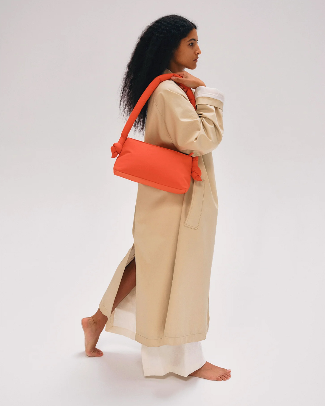 Coral Taco Bag by Olend Small Light Nylon Bag