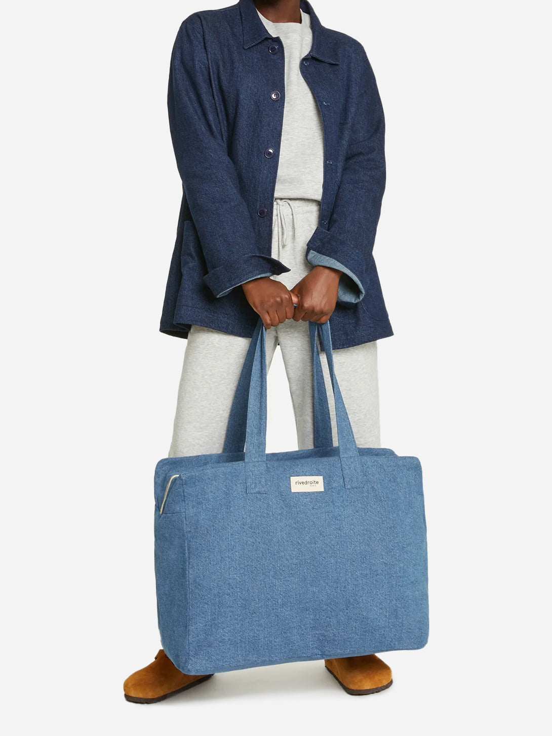 Stone Washed Elzevir Rivedroite Travel Duffel Bag