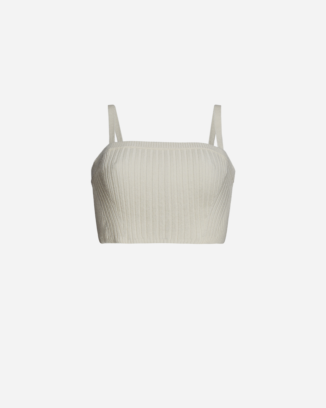Cream Pearla Crop Top Eleven Six Womens Knitwear