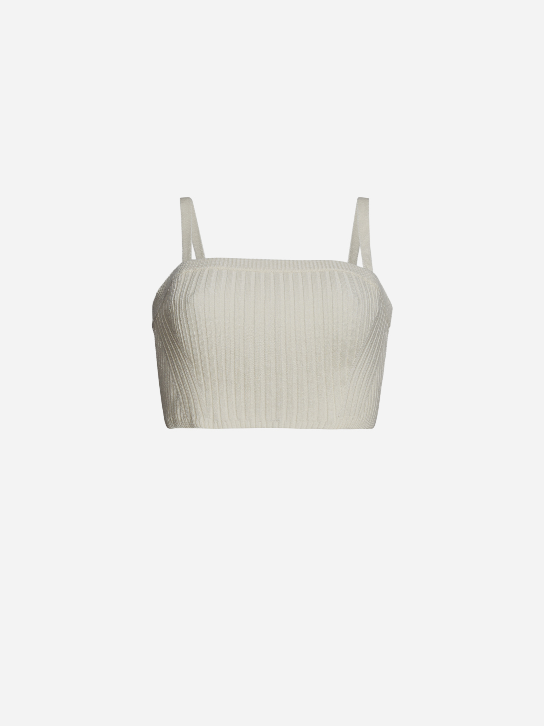 Cream Pearla Crop Top Eleven Six Womens Knitwear
