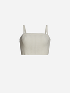 Cream Pearla Crop Top Eleven Six Womens Knitwear