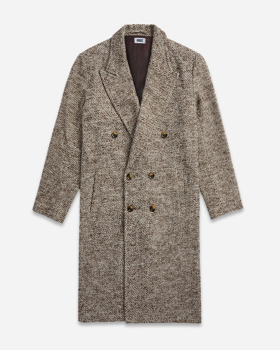 Sepia Rose Elliot Wool Overcoat Mens Krost Long Overvcoat Wool Long Coat