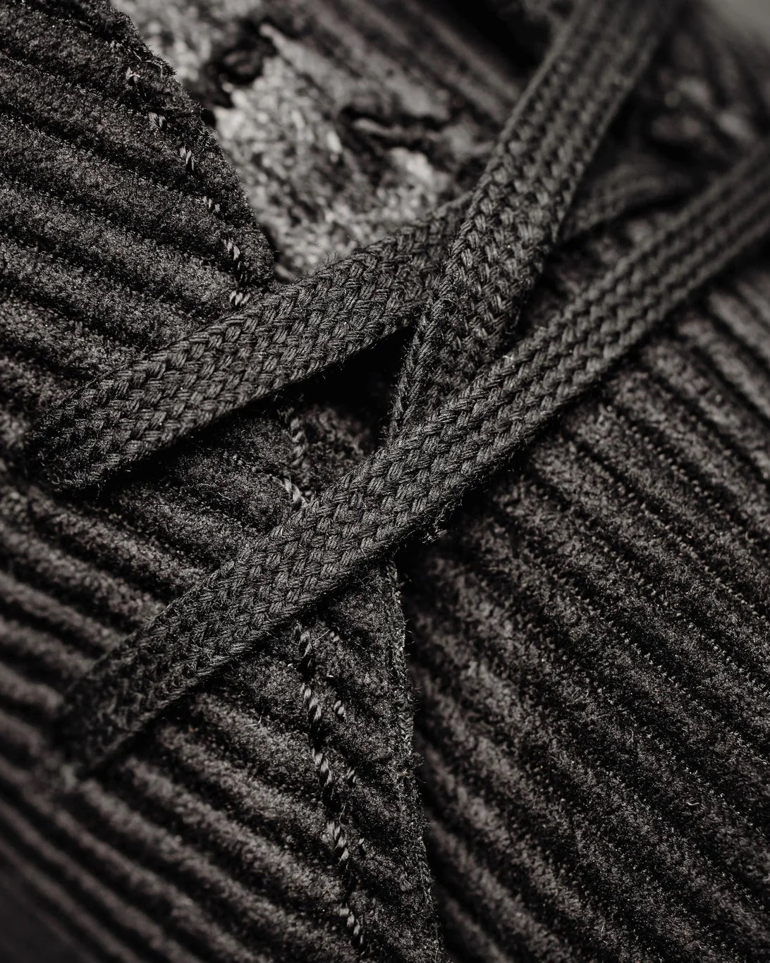 Black Ewaldi Vegan Cord Oswen Vegan Shoe